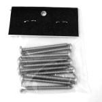 Pan Head Cross Recessed Self Tapping Screw, 10G 2", Grade 316, 19687 (Min Purchase Quantity 10)