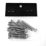 Pan Head Cross Recessed Self Tapping Screw, 10G 1½", Grade 316, 13938 (Min Purchase Quantity 10)