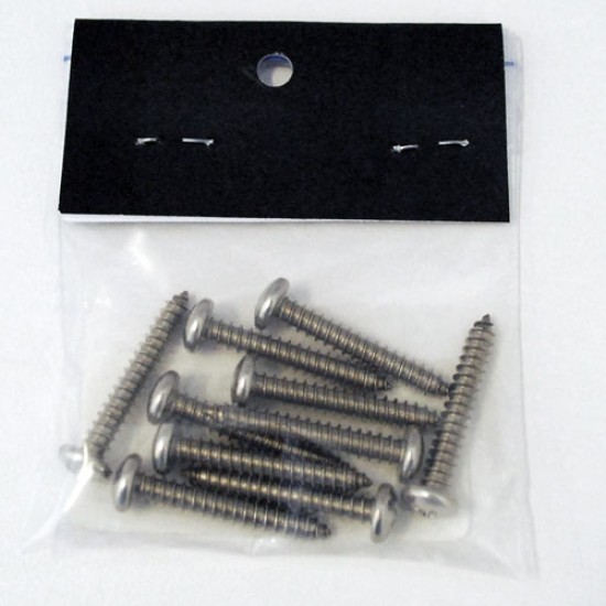 Pan Head Cross Recessed Self Tapping Screw, 10G 1", Grade 316, 13607 (Min Purchase Quantity 10)