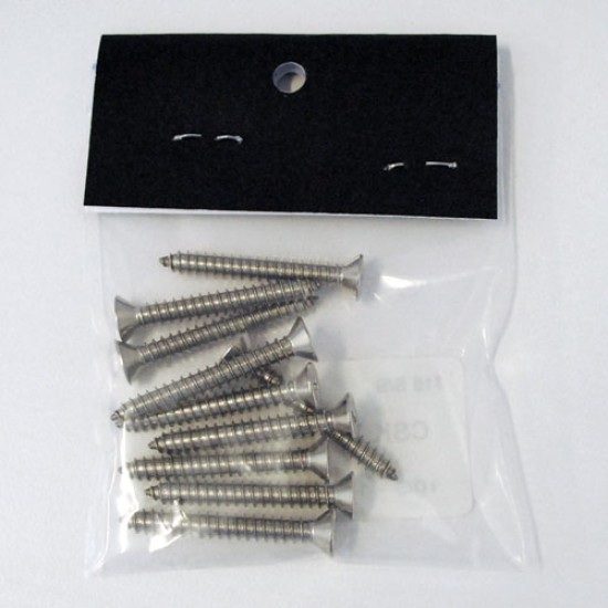 Flat Head Cross Recessed Self Tapping Screw, 10G 1½ , Grade 316, 16917 (Min Purchase Quantity 10)