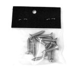 Flat Head Cross Recessed Self Tapping Screw, 12G 1", Grade 316, 13156 (Min Purchase Quantity 10)