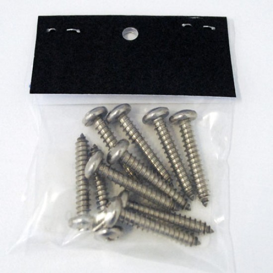 Pan Head Cross Recessed Self Tapping Screw, 12G 1½", Grade 316, 16443 (Min Purchase Quantity 10)