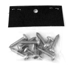 Pan Head Cross Recessed Self Tapping Screw, 12G 1", Grade 316, 16442 (Min Purchase Quantity 10)