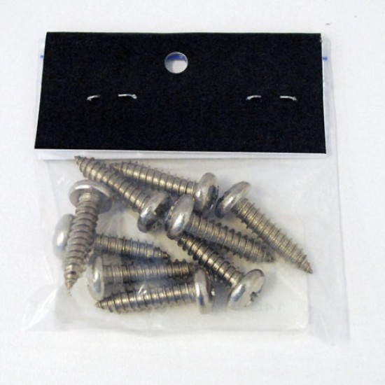Pan Head Cross Recessed Self Tapping Screw, 14G 1¼", Grade 316, - (Min Purchase Quantity 10)