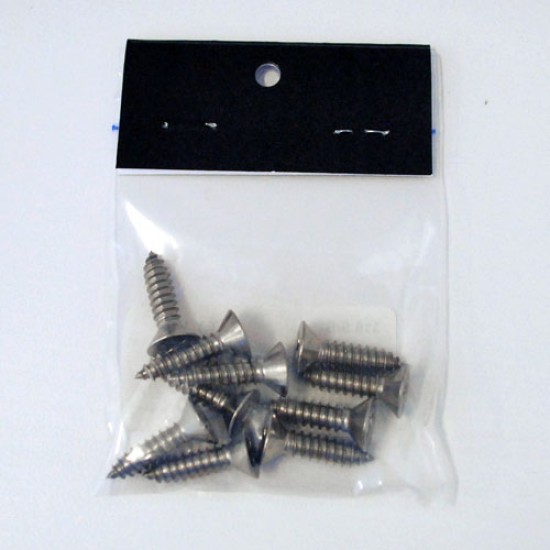 Flat Head Cross Recessed Self Tapping Screw, 14G 1", Grade 316, 34206 (Min Purchase Quantity 10)
