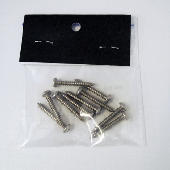 Pan Head Cross Recessed Self Tapping Screw, 6G 1", Grade 316, 14594 (Min Purchase Quantity 10)