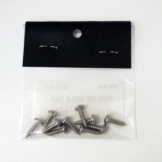 Pan Head Cross Recessed Self Tapping Screw, 8G 1/2", Grade 316, 14595 (Min Purchase Quantity 10)