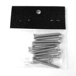 Flat Head Cross Recessed Self Tapping Screw, 8G 1½", Grade 316, 13881 (Min Purchase Quantity 10)