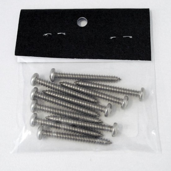 Pan Head Cross Recessed Self Tapping Screw, 8G 1½", Grade 316, 19151 (Min Purchase Quantity 10)