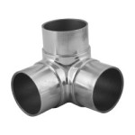 Flush Joiner 90D Tee 25.40mm, 316 Mirror Finish  Flush Joiner 90D Tee 25.40mm, 316 Mirror Finish