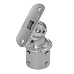 Adjustable Rail Support Radiused 38mm, 316, Mirror Finish Adjustable Rail Support Radiused 38mm, 316, Mirror Finish