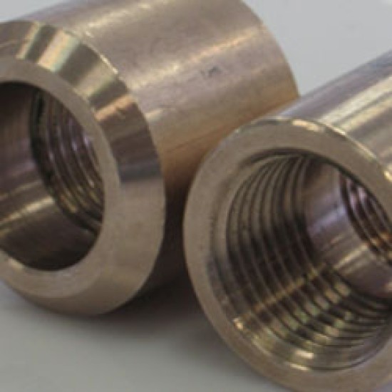 BSP Socket Rnd  1 1/2", Copper Nickel 9010 DIN 86103 B, Parallel Thread