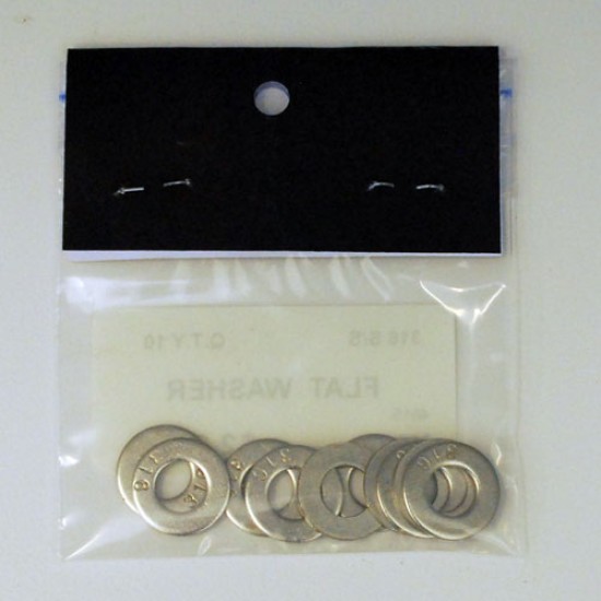 Flat Washer M10, OD 21mm, Thickness 1.2mm,  Grade 316, 4618 (Min Purchase Quantity 10)