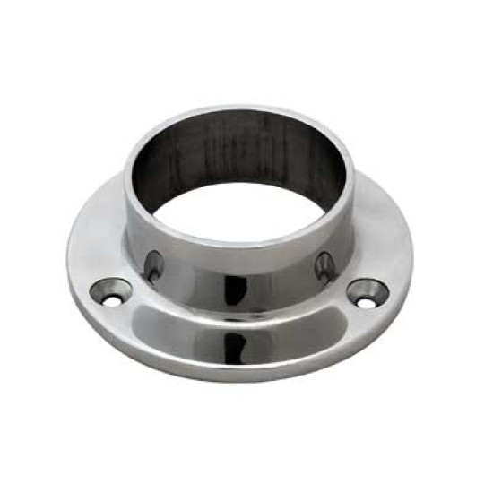 Wall and Floor Flange 25.4mm, 316 Mirror Finish