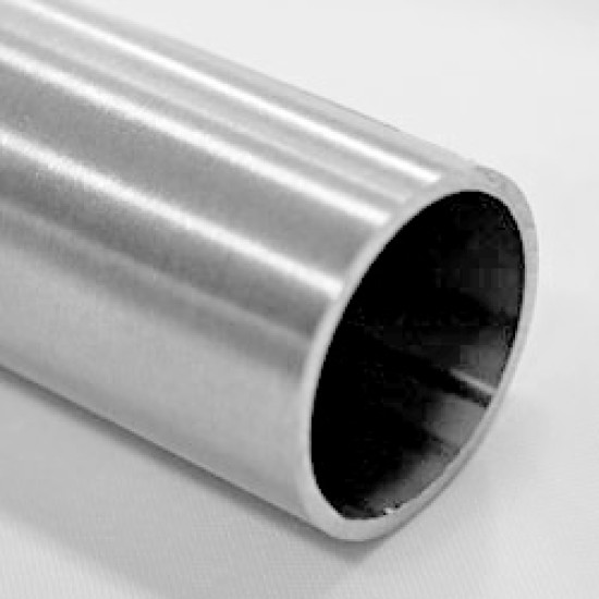 Tube Round 1.6mm (Wall) X  50.80mm, #320 Grit, 304 (6-metres)