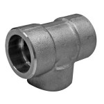 Socket Weld Tee, 15Nb (½  Inch), 304, 3000LB Socket Weld Tee, 15Nb (½  Inch), 304, 3000LB