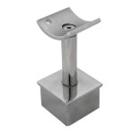 Square Post Reducer 51mm, 316 Mirror  Finish - SG-027