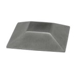 Square Tube Cap 51mm, 316 Satin Finish  - 16SQCAP51    