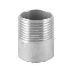 NPT Nipple/Rnd Toe 15Nb, Grade 316, SCH 80, 100mm Long NPT Nipple/Rnd Toe 15Nb, Grade 316, SCH 80, 100mm Long