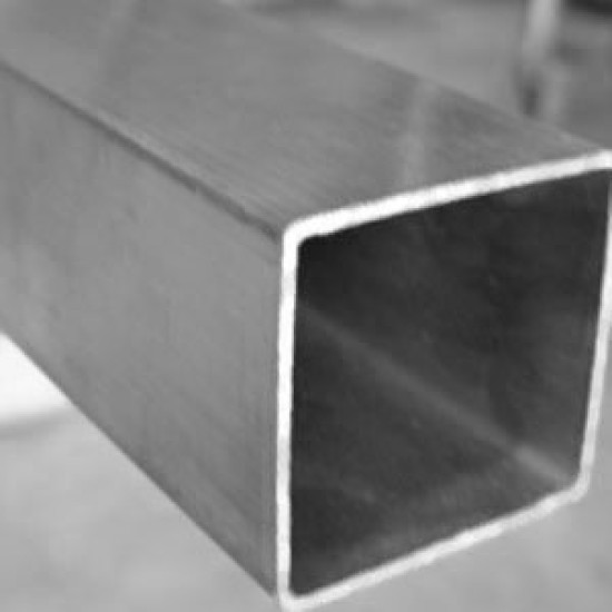 Tube Square 1.6mm (Wall) x 38.10mm, #180 Grit, 316 (2 metres)