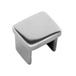 25x21mm Tube End Cap, 25x21x1.2mm, Grade 316, Mirror Finish