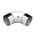 Slotted Flush Fit 90 Degree Bend Radiused,  50.8mm, 316, Mirror Finish 