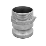 Camlock Type F, 1 inch (25mm), Grade 316, Nitrile Seal