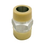 BSPT/NPT Hex Cross Nipple 6Nb, Grade 316/L, 3000lb BSPT/NPT Hex Cross Nipple 6Nb, Grade 316/L, 3000lb