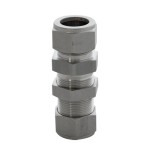Compression Tube Fittings, Bulkhead Union 1/4 inch (6.35mm)