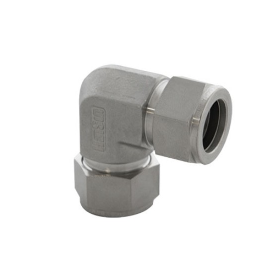 Compression Tube Fittings, 90 Degree Bend 3/8 inch (9.52mm)