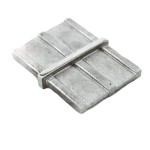 Flat Tube Inline Joiner, 50x10x1.5mm, Grade 316, Satin Finish Flat Tube Inline Joiner, 50x10x1.5mm, Grade 316, Satin Finish