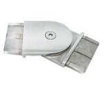 Flat Tube Adjustable Joiner - Horizontal, 50x10x1.5mm, Grade 316, Satin Finish Flat Tube Adjustable Joiner - Horizontal, 50x10x1.5mm, Grade 316, Satin Finish