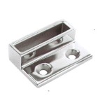 Flat Tube Wall Flange, 50x10x1.5mm, Grade 316, Satin Finish Flat Tube Wall Flange, 50x10x1.5mm, Grade 316, Satin Finish