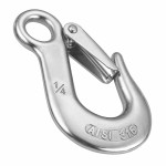 Slip Hook Eye End, 78mm, Grade 316, 39926