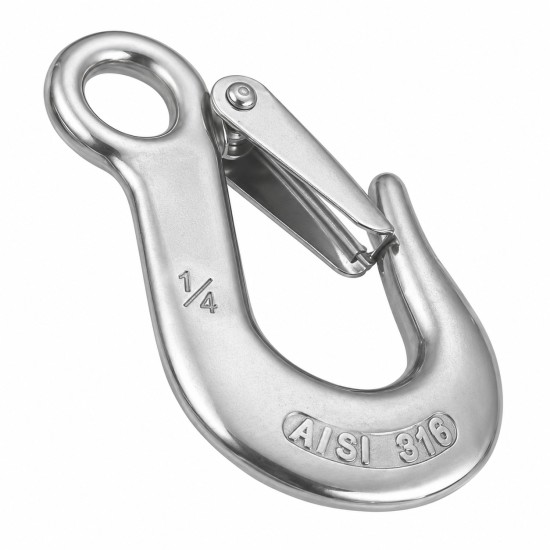 Slip Hook Eye End, 78mm, Grade 316, 39926