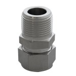 Compression Tube Fittings, Male Connector BSPT Thread 1/4 inch (6.35mm)