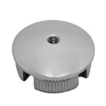 Mirror Polish Railing End Cap with M8 Thread Hole 50.8mm, Grade 316 Mirror Polish Railing End Cap with M8 Thread Hole 50.8mm, Grade 316