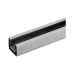 Rectangular Tube Singleslot 1.2mm (Wall) x 25x21mm, 14x14mm Slot,  #600 Grit, 316 (2-metre length - Priced per metre) Rectangular Tube Singleslot 1.2mm (Wall) x 25x21mm, 14x14mm Slot,  #600 Grit, 316 (2-metre length - Priced per metre)