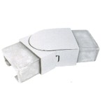 50x25mm Tube Adjustable Joiner - Horizontal , 50x25x1.5mm, Grade 316, Mirror Finish