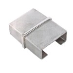 50x25mm Tube Inline Joiner, 50x25x1.5mm, Grade 316, Mirror Finish