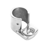 25.4mm Tube Wall Flange Slotted, Single Slot, Grade 316, Mirror Finish