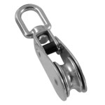 Mame Swivel Block (Stainless Steel Cast Sheave), 9.5mm (Width), Grade 316, 41239 Mame Swivel Block (Stainless Steel Cast Sheave), 9.5mm (Width), Grade 316, 41239