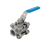 3Pce Ball Valve  8Nb (1/4") Lockable