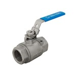 2Pce Ball Valve  8Nb (1/4") Lockable