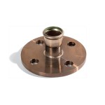 Adapter Flange 28mm PN6 CuNi EN.1092 w/ Green FKM O-Ring Marinepres