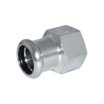 Female Adapter 2"x54mm 316L NPT Thread w/ Black EPDM O-Ring Inoxpres