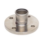 Adaptor Flange 42 mm PN6 EN.1092 316L w/ Black EPDM O-Ring Inoxpres ** [Special PN6]