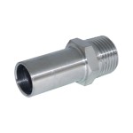 Red Socket M/M Pressfit 28mm x 1"  w/ BSPT Thread Inoxpres