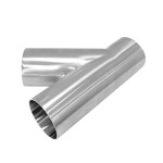 45 Degree Tee 50.8MM X 1.6MM, 316 Polished AS1528