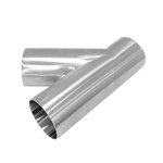 45 Degree Tee 50.8MM X 1.6MM, 316 Polished AS1528